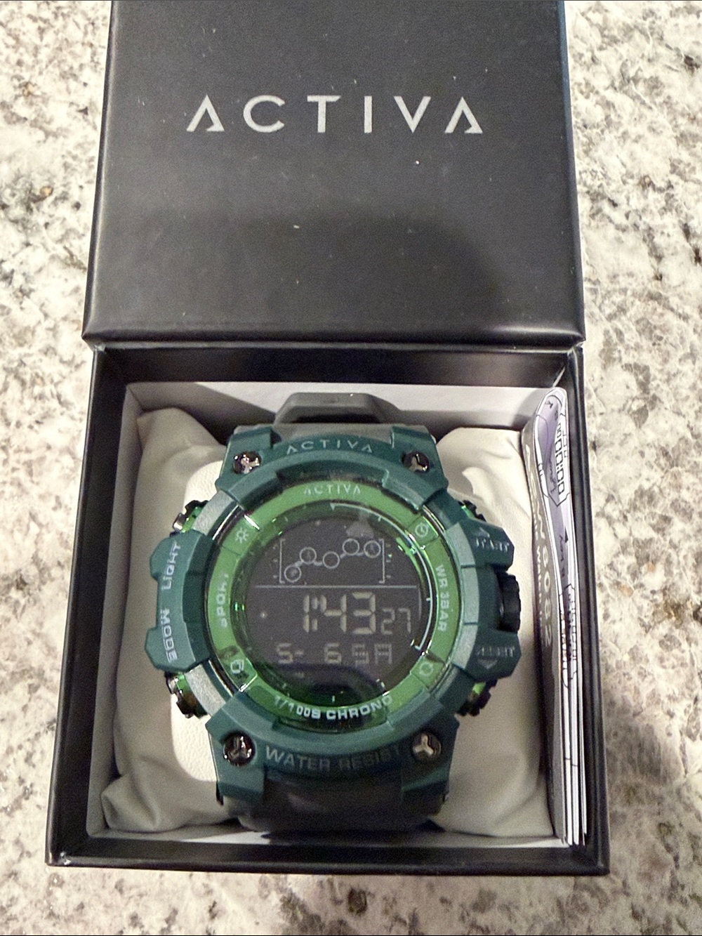 Activa Summit X Invicta Unisex Digital Watch - 50mm. Green Grey (ACW8082-018)